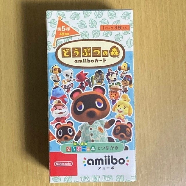 日本製 任天堂 - あつまれどうぶつの森 amiiboカード 第5弾 1box カード 日本製 任天堂 - あつまれどうぶつの森 amiiboカード 第5弾 1box カード