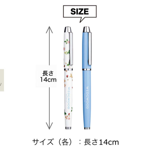 WEDGWOOD(ウェッジウッド)のWEDGWOOD [ウェッジウッド] 美文字万年筆＋ ボールペン インテリア/住まい/日用品の文房具(ペン/マーカー)の商品写真