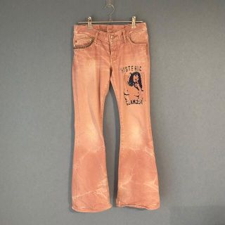 ヒステリックグラマー(HYSTERIC GLAMOUR)の90s hysteric glamour flare pants(デニム/ジーンズ)