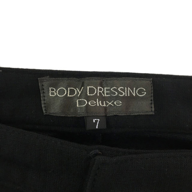 BODY DRESSING Deluxe(ボディドレッシングデラックス)のボディドレッシングデラックス パンツ ニット ローライズ ロング 7 黒 レディースのパンツ(その他)の商品写真