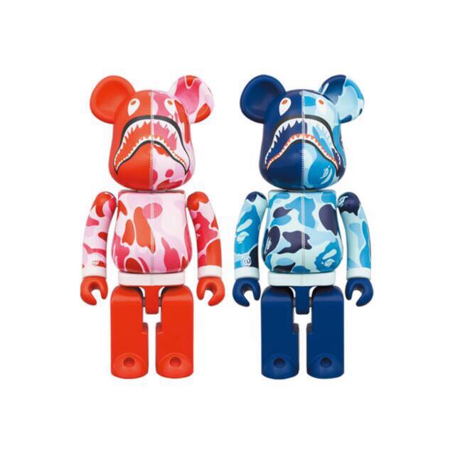 超合金 BAPE(R) CAMO SHARK BE@RBRICK 2体セット