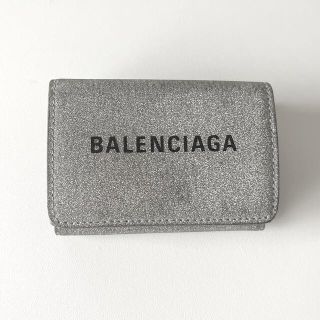 BALENCIAGA 財布 三つ折り キラキラ - 折り財布