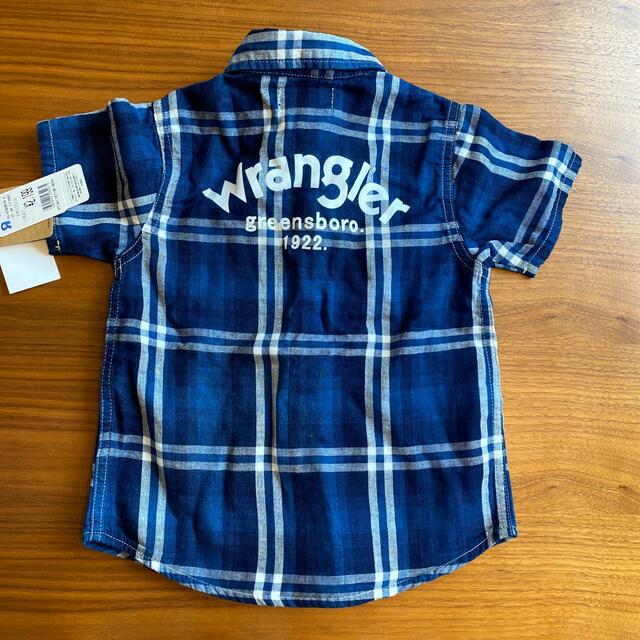 Wrangler(ラングラー)のWrangler（ラングラー）半袖シャツ　100cm キッズ/ベビー/マタニティのキッズ服男の子用(90cm~)(Tシャツ/カットソー)の商品写真