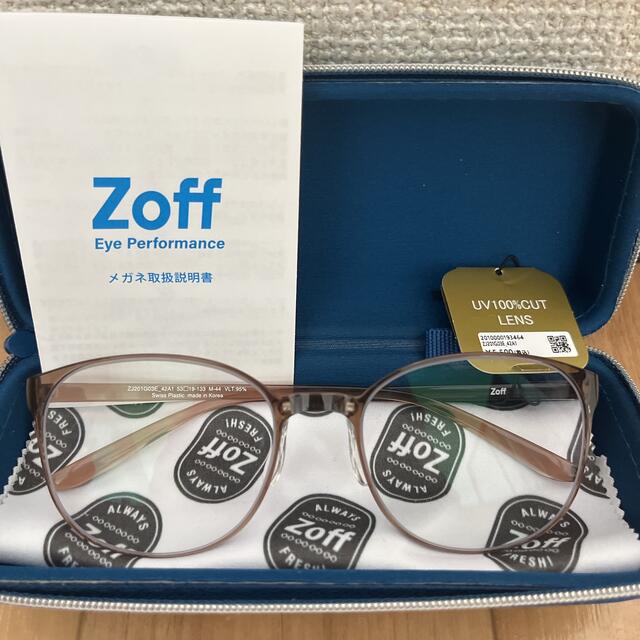 Zoff(ゾフ)のZoff 紫外線100%カットクリアサングラス【ケース、メガネ拭き付】 レディースのファッション小物(サングラス/メガネ)の商品写真