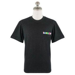 バロー BARROW 半袖Tシャツ 31299 JERSEY ブラック XS(Tシャツ/カットソー(半袖/袖なし))