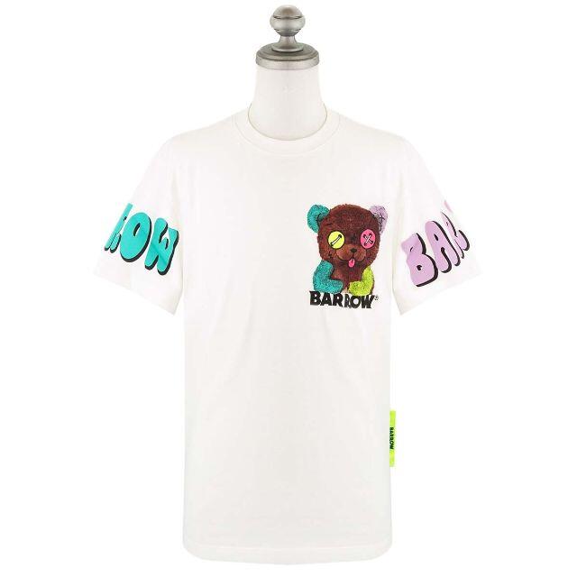 お得な情報満載 バロー BARROW XS オフホワイト JERSEY 31362 半袖Tシャツ Tシャツ+カットソー(半袖+袖なし)