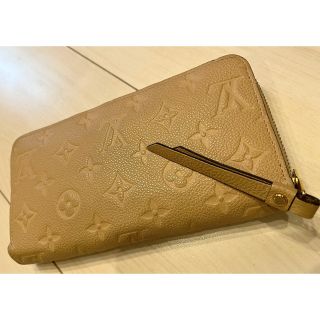 ルイヴィトン(LOUIS VUITTON)のルイヴィトン 美品 長財布 ジッピーウォレット ベージュ(財布)