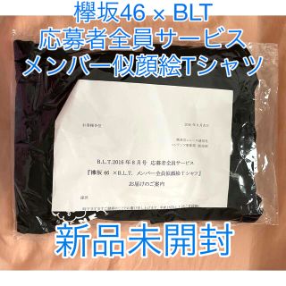 ケヤキザカフォーティーシックス(欅坂46(けやき坂46))のB.L.T 応募者全員サービス 欅坂46『メンバー全員似顔絵Tシャツ』(アイドルグッズ)