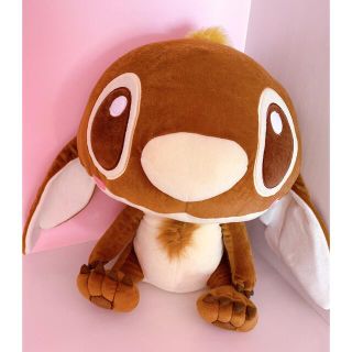 リロアンドスティッチ(リロ&スティッチ)のリロアンドスティッチ　スティッチ  ブラウン　BIGぬいぐるみ(ぬいぐるみ)