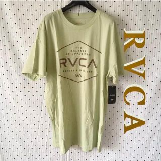 ルーカ(RVCA)のRVCAルーカUS限定ネーチャーデザインロゴTシャツＬ(Tシャツ/カットソー(半袖/袖なし))