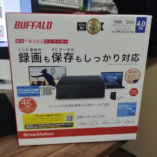 Buffalo - 【新品未使用】BUFFALO 外付けHDD HD-NRLD4.0U3-BA