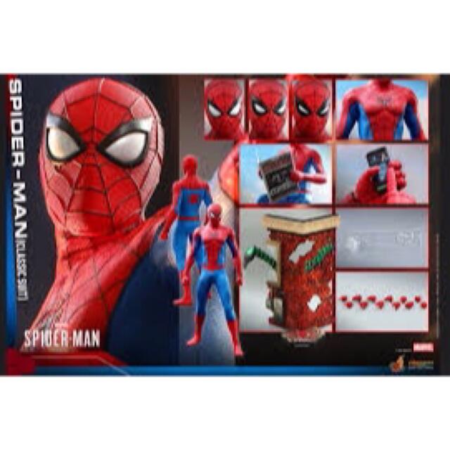 ホットトイズ　ビデオマスターピース　スパイダーマン　クラシックスーツ　未開封品