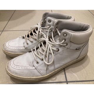 ヴァンズ(VANS)のVANS ALOMAR V3025ACハイカット スニーカー 白 28.0cm(スニーカー)