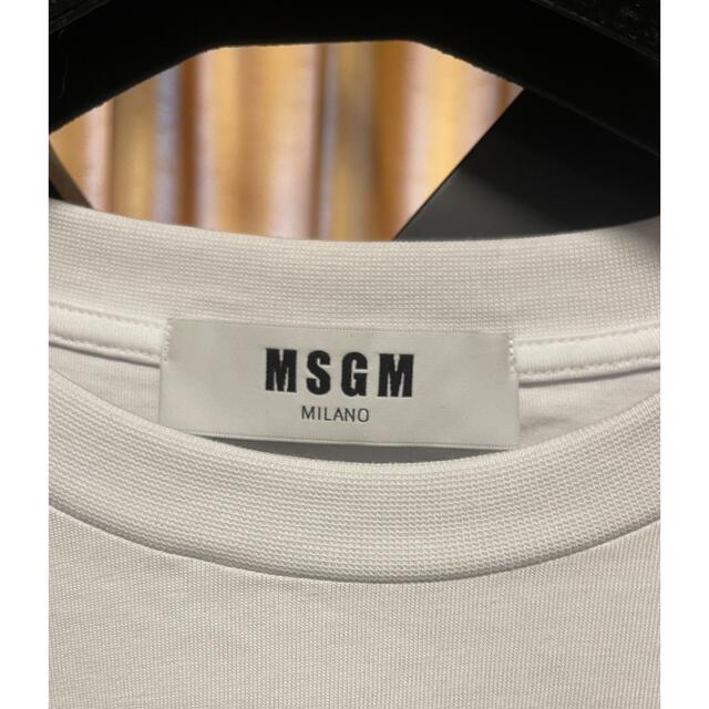 MSGM - MSGM 猫柄Tシャツ 白 の通販 by p's shop|エムエスジイエム