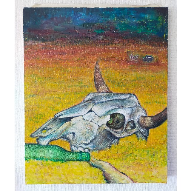 【​限​定​販​売​】 ○牛の頭骨 絵画+タペストリー
