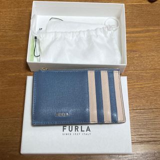 フルラ(Furla)のフラグメントケース　フルラ　FURLA ブルー　財布　小銭入れ(コインケース/小銭入れ)