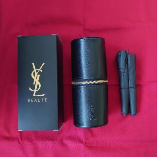 イヴサンローランボーテ(Yves Saint Laurent Beaute)のイブ・サンローラン新品未使用サンローランボーテノベルティブラシポーチセット黒(ポーチ)