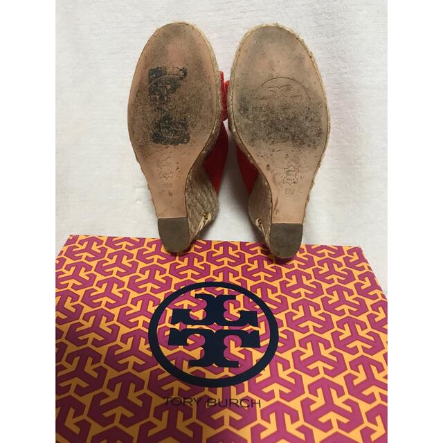 Tory Burch - トリーバーチ ウェッジソールサンダル 23cm (6M) ☆ 美品 ...