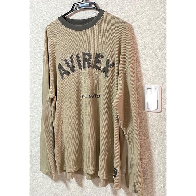 AVIREX(アヴィレックス)のAVIREX ワッフル　長袖Tシャツ　XL レディースのトップス(Tシャツ(長袖/七分))の商品写真