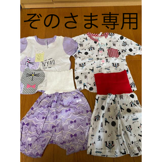 ⚠️新品未使用❗️❗️⚠️女児　夏用パジャマ80センチ2枚組(パジャマ)