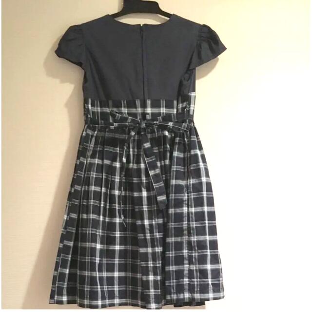 ART LETTER  チェックワンピース 120 キッズ/ベビー/マタニティのキッズ服女の子用(90cm~)(ワンピース)の商品写真