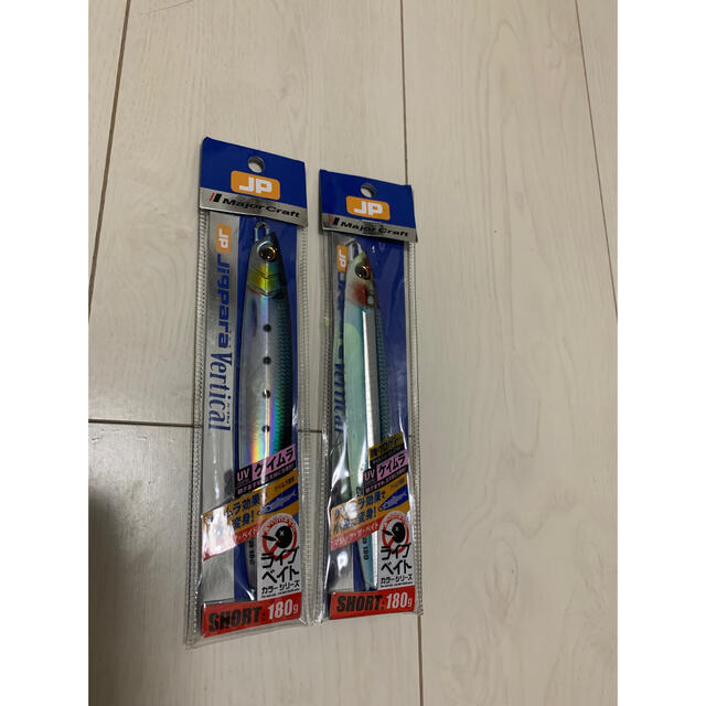 Major Craft(メジャークラフト)の『新品』ジグパラ バーチカル ショート 180g 2個 スポーツ/アウトドアのフィッシング(ルアー用品)の商品写真