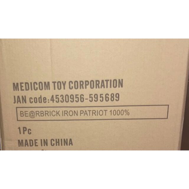 BE@RBRICK IRON PATRIOT 1000％　新品未開封