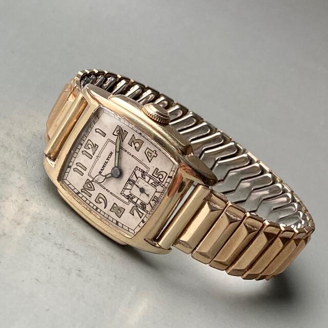 高評価低価 Hamilton - ハミルトン アンティーク 腕時計 1940年代 手 