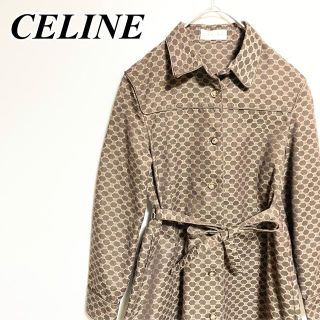 セリーヌ(celine)のセリーヌ キッズワンピース トレンチコート マカダム ブラウン 130cm(ワンピース)