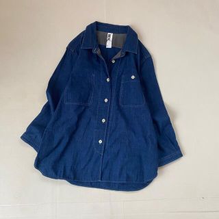 マーガレットハウエル(MARGARET HOWELL)の美品✨マーガレットハウエル シャツ 春服 デニム シャンブレー ブラウス 日本製(シャツ/ブラウス(長袖/七分))