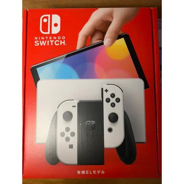 カラーホワ Nintendo Switch - 新品未開封 Nintendo Swich 有機ELの しょうか