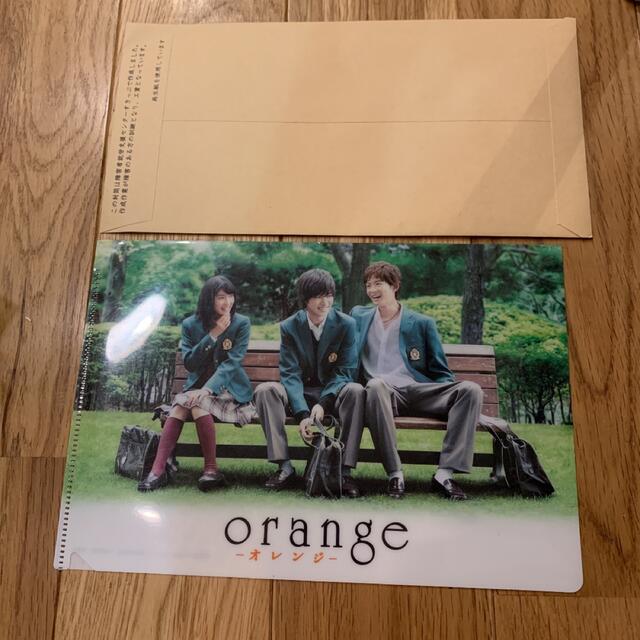 orangeのクリアファイル 映画　 orange オレンジ クリアファイル エンタメ/ホビーのエンタメ その他(その他)の商品写真