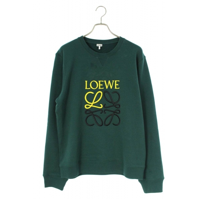 LOEWE - ロエベ アナグラムエンブロイダリークルーネックスウェット XL