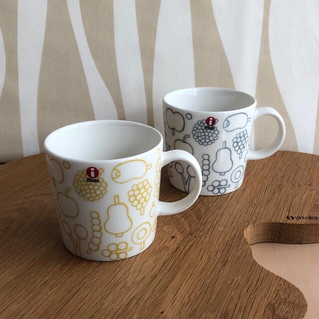 iittala - 新品 2個 イッタラ Frutta フルッタ マグカップ イエロー&パールグレーの通販 by non's shop