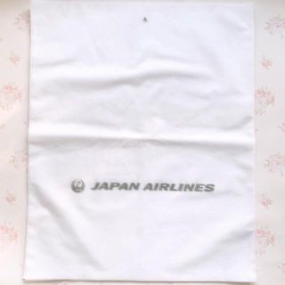 ジャル(ニホンコウクウ)(JAL(日本航空))のJAL 不織布 カバー jal 日本航空 袋 不織布袋 飛行機 手荷物袋 (航空機)