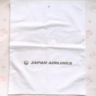 ジャル(ニホンコウクウ)(JAL(日本航空))のJAL 不織布 カバー jal 日本航空 袋 不織布袋 飛行機 手荷物袋 (航空機)