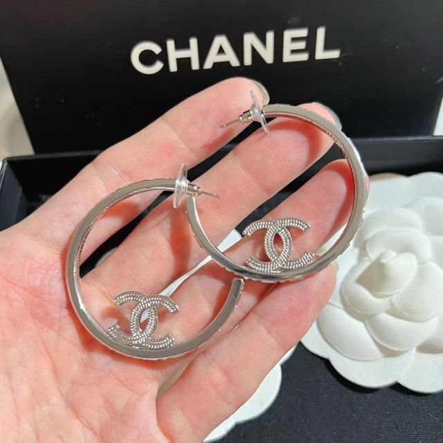 全3色/黒/赤/ベージュ 激レア 美品 CHANEL フープピアス - crumiller.com
