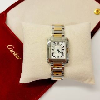 カルティエ(Cartier)の❤️美品❤️【Cartier】タンク アングレーズ SM(腕時計)