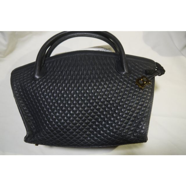 BALLY・バリーハンドバッグ・灰青色