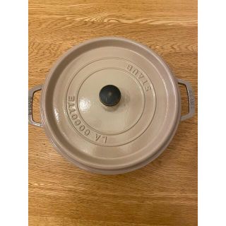 ストウブ(STAUB)のストウブ　リネン　26センチ　ユーズド(鍋/フライパン)