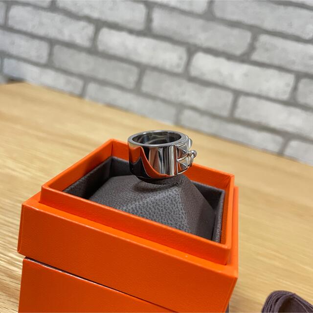 新品 HERMES エルメス コリエドシアン リング シルバー 54 14号レディース