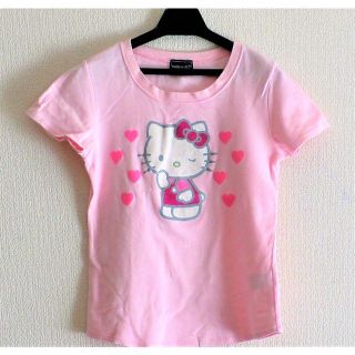 サンリオ(サンリオ)のM　サンリオ　ハローキティ半袖Tシャツ　HELLO　KITTY　古着(Tシャツ(半袖/袖なし))