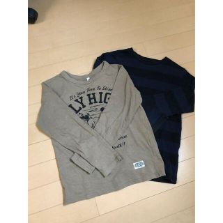 ユニクロ(UNIQLO)のTシャツ　長袖 2枚　セット　ユニクロ(Tシャツ/カットソー)