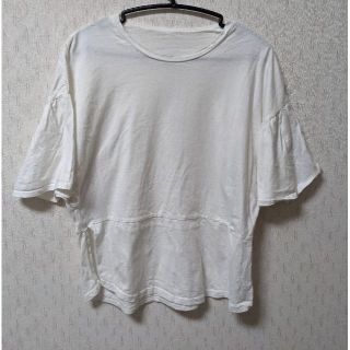 エニィファム(anyFAM)の半袖　anyFAM　エニィファム　ホワイト　無地(Tシャツ(半袖/袖なし))