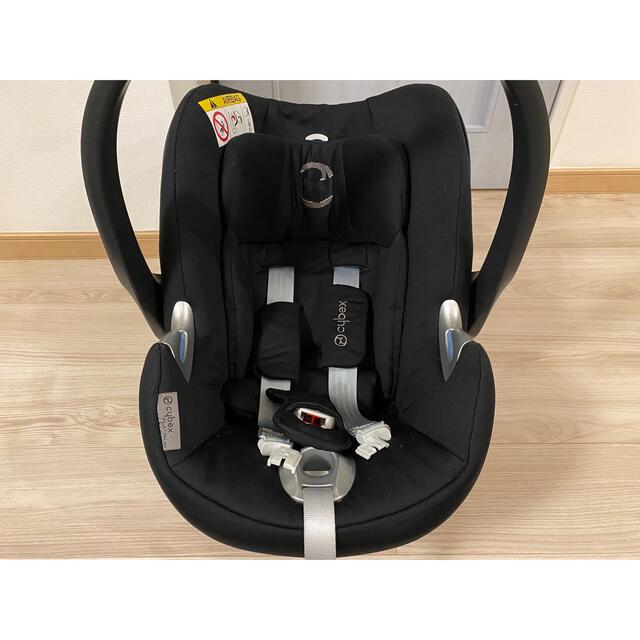 cybex(サイベックス)のcybex ATON Q & BASE Q-FIX セット キッズ/ベビー/マタニティの外出/移動用品(自動車用チャイルドシート本体)の商品写真