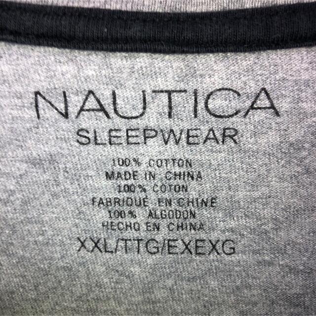 NAUTICA(ノーティカ)の希少 90s ノーティカ ロンT 刺繍ロゴ ビッグシルエット メンズのトップス(Tシャツ/カットソー(七分/長袖))の商品写真