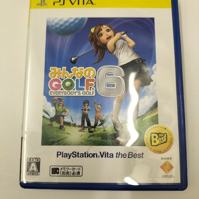 みんなのGOLF 6（PlayStation Vita the Best） Vi エンタメ/ホビーのゲームソフト/ゲーム機本体(携帯用ゲームソフト)の商品写真