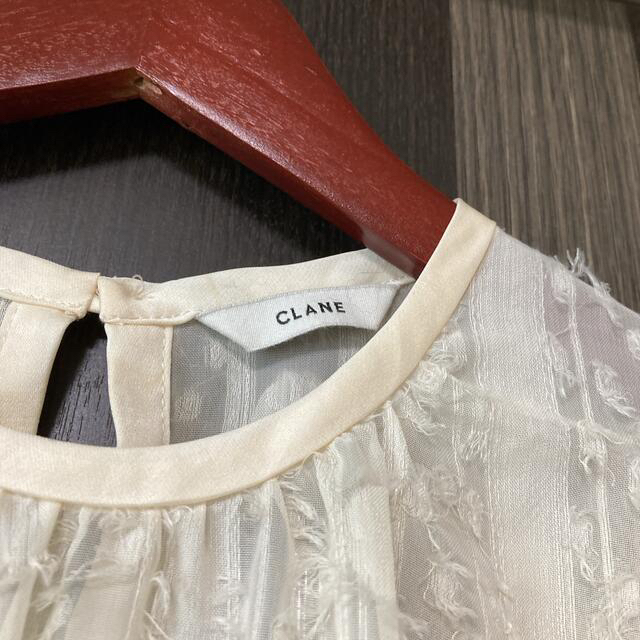 CLANE♡ DOT STRIPE PIPING TOPS