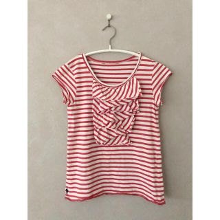 ラルフローレン(Ralph Lauren)のラルフローレン　ボーダーTシャツ　150 レッド(Tシャツ/カットソー)