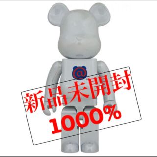 【新品未開封】ベアブリック ファーストモデル ホワイトクローム 1000%(その他)